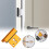Home Security Door Reinforcement Lock - High Strength, Easy Installation, Durable Aluminum Design for Enhanced Security 4