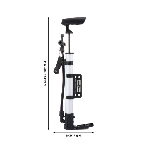 Aluminum Alloy Pump Silver Ergonomically Designed 1Pack 1
