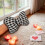 Karymi Bow Ribbon Lumbar Pillow 38x30cm Black 4