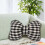 Karymi Bow Ribbon Lumbar Pillow 38x30cm Black 5