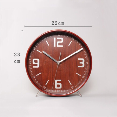Large Pendulum Clock Creative Minimalist Ornaments Table Clock Desktop Living Room Simple Solid Wood Clock Modern 1