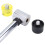 Fret Hammer for Guitar Luthiers Double-Headed Rubber Mallet 3