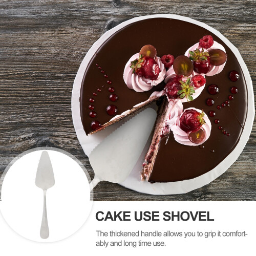 1Pcs Stainless Steel Pie Cake Server with Non Slip Grip for Baking Tools Users 1