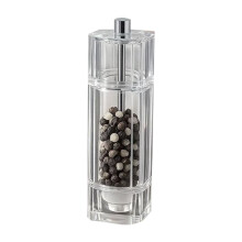 Manual Adjustable Pepper Mill for Peppercorns, Sea Salt, Garlic – Kitchen Grinder for Home, Grill, BBQ, Sushi, Camping, Picnic – Compatible with