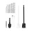 Rechargeable Cordless Drill Set Brushless 12V 7