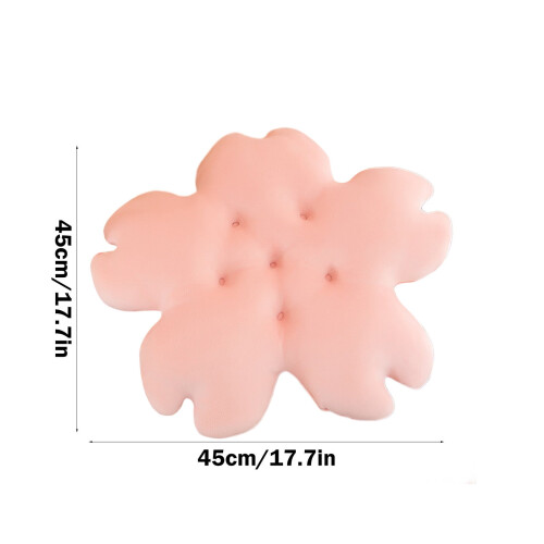 Chair Cushion Cotton Filled Soft Thick Solid Color 2