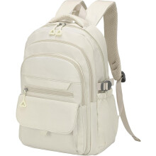 Rucsac estetic pentru o zi, rezistent la apă, pentru laptop de 15,6" pentru femei și bărbați, cu sistem de închidere tactilă și buzunare