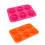 6-Piece Silicone Donut Mold Baking Set – Multicolor, Compatible with PRYESS 2