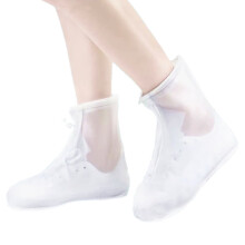Waterproof PVC Rain Shoe Covers Ankle-High 1 Pair