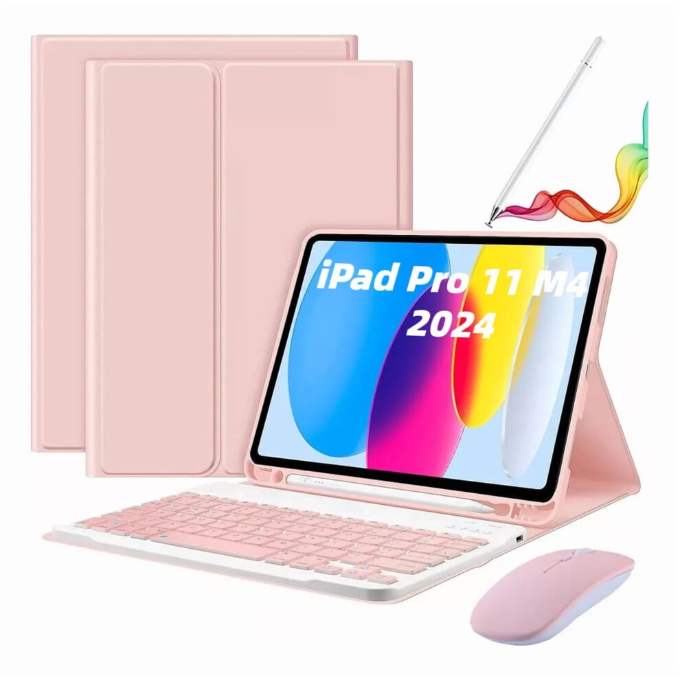 Keyboard Mouse Pencil Case Compatible With Ipad Pro 11 M4 2024 - Stylish & Functional Storage Solution 9327961903180