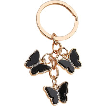 Butterfly Keychain Charm for Women, Acrylic Crystal Butterfly Bag Charm, Purple Butterfly Keychain for Women