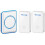 Wireless Waterproof Doorbell Kit LED Receiver and 2 1
