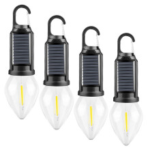 Lanntair Puball LED Gréine In-athluchtaithe USB Pacáiste de 4