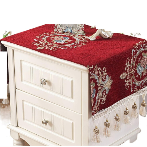 Bedside Table Dust Cover Fabric 1 Piece