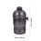 Aluminum Vintage Light Socket E27 Pull Chain Switch Lamp Holder Pull Zipper 2