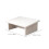 ibasenice Kitchen Step Stool Wood Foot Rest Ergonomic Design White 1Pack 5