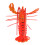1pc Magnetic Message Posting Red Plastic Fridge Decoration Magnet Adorable Style 4
