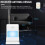Wireless Doorbell Vibrating Colorful Flashing Lithium 5