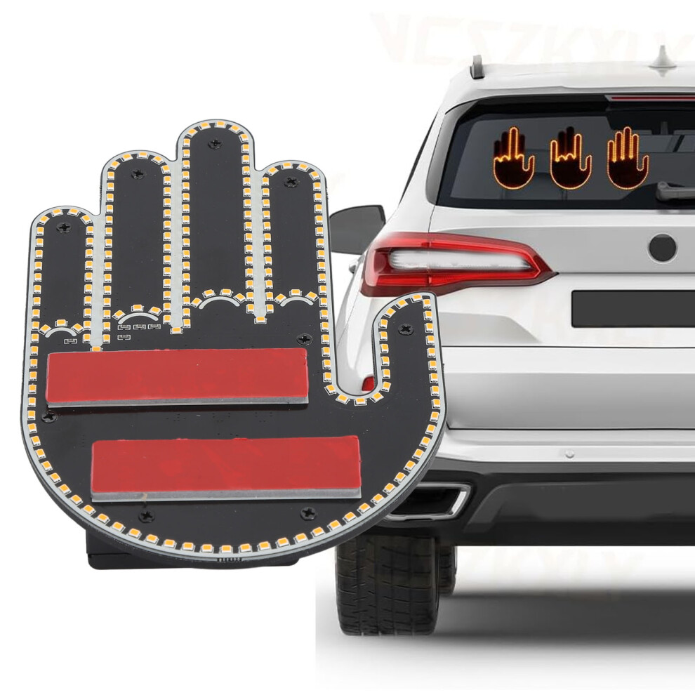 Hand Gesture Car 3 Modes Led Windscreen Decorative 175 Led Beads Light 8241387615704