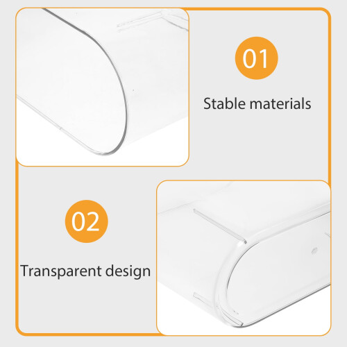 Transparent Small Fish Tank Plastic Fish Bowl 1Pcs 2