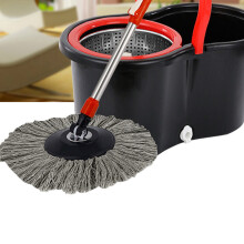 Tête de rechange pour balai à franges rotatif à 360 – Recharge en microfibre, compatible avec la plupart des balais à franges rotatifs.