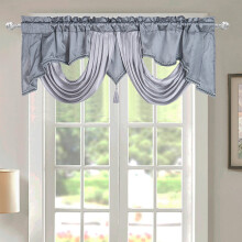ZHMRFG Solid Color Short Curtains, Rod Pocket, Soft Polyester, for Small Windows – Bedroom, Living Room, Kitchen, Party Decor