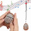 Mini Kalimba Thumb Piano Solid Wood 8 Key Portable with 1