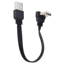 Cabo de dados USB com duas extremidades macho, conexão USB 2.0A para USB-A, transferência rápida de dados de 480 Mbps e suporte para carregamento