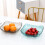 1Pcs Fruit Tray Square Plastic for Home Use in Snack and Dessert Serving 2