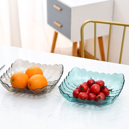 1Pcs Fruit Tray Square Plastic for Home Use in Snack and Dessert Serving 1