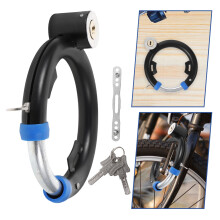 Bicycle Locks Heavy Duty Anti Theft Black Stainless Steel 1 Set
