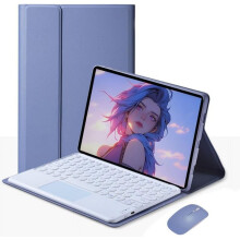 Slim Keyboard Case Compatible with Xiaomi Redmi Pad 10.61" (2022), Detachable, Smart Stand, Touchpad, Auto Sleep – Black