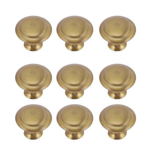 10 Pcs Brushed Nickel Drawer Knobs Cabinet Cupboard Decorative 2