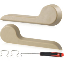 Seat Recliner Handle Levers – Front Left & Right, Compatible with Suburban/Sierra/Yukon, Part #15232595, Beige, 2PCS