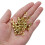 Κόκκινο εργαλείο διάτρησης οπών με μεταλλικό σώμα και μηχανισμό ρύθμισης οπών 2