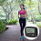 Portable Digital Pedometer Black Hard Plastic Shell Step Counter with Calorie Display 6
