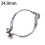 Fixed Gear Bicycle Brake Cable Holder 25.4-34.9mm 3