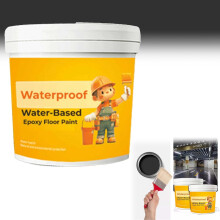 300ml Waterproof Water-Based Epoxy Floor Paint, Anti-Slip & Quick-Dry Garage Floor Paint (D)