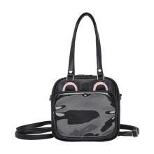 Kabelka Ita Bag, japonská nastaviteľná taška cez rameno, dámska taška cez rameno, čierna