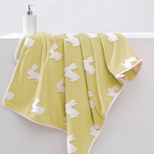 Serviette de bain Lapin de Pâques 140 x 69 cm, douce, absorbante et à séchage rapide, décoration de salle de bain printanière, cadeau de Pâques