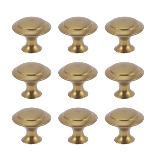 10 Pcs Brushed Nickel Drawer Knobs Cabinet Cupboard Decorative 2