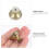 10 Pcs Brushed Nickel Drawer Knobs Cabinet Cupboard Decorative 5