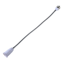 Flexible Goosenecks Light Socket Extender, E27 to E27 Adjustable Lamp Holder Adapter for Home Lighting