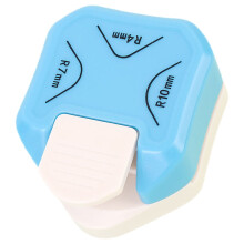 Perfurador de pequenos furos OUNONA para etiquetas, ferramenta para arredondar cantos de papel.