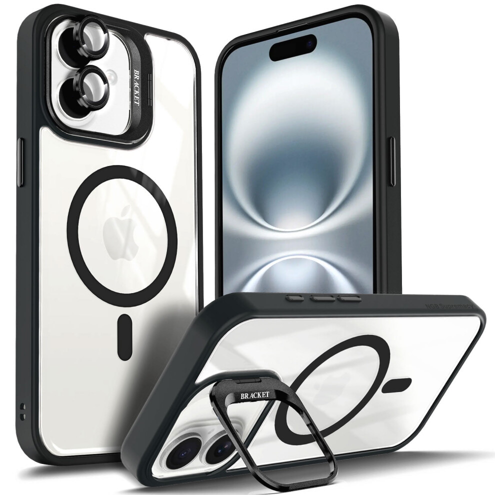 Iphone 16 Plus Case With Camera Guard, Kickstand, Lens 9401284137610