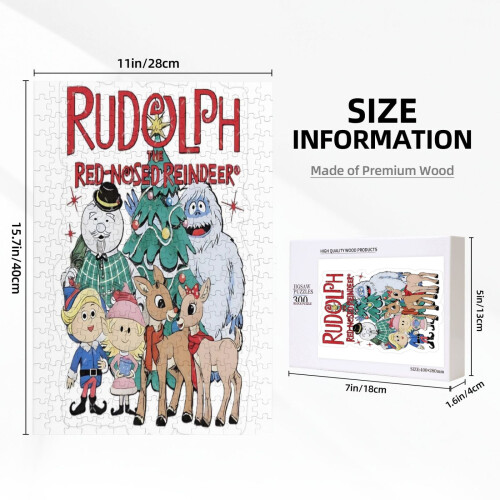 Rudolph Red-Nosed Jigsaw Puzzle 300 Pieces 2