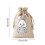 Easter Bunny Party Candy Box Gift Bag Gift Packaging Linen Drawstring Bag Candy Easter Eggs Bag Fun Activity for All Ages 3