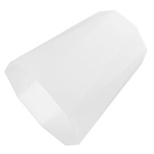 Mesh Trash Bin Plastic Wastebasket Household Trash Can 24.00X21.00X21.00CM White