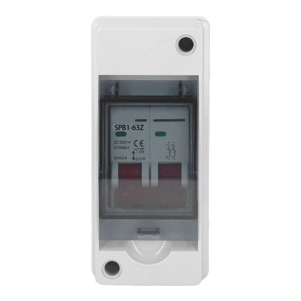 Ip65 Waterproof 40A Dc Disconnect Switch & Combiner Box 500V 8411387615954