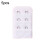 5Pcs Breathable Women 3 Rows 2 Hooks Bra Strap Extender Soft Back Band Extension 1